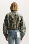 Painted Camo Leather Jacket