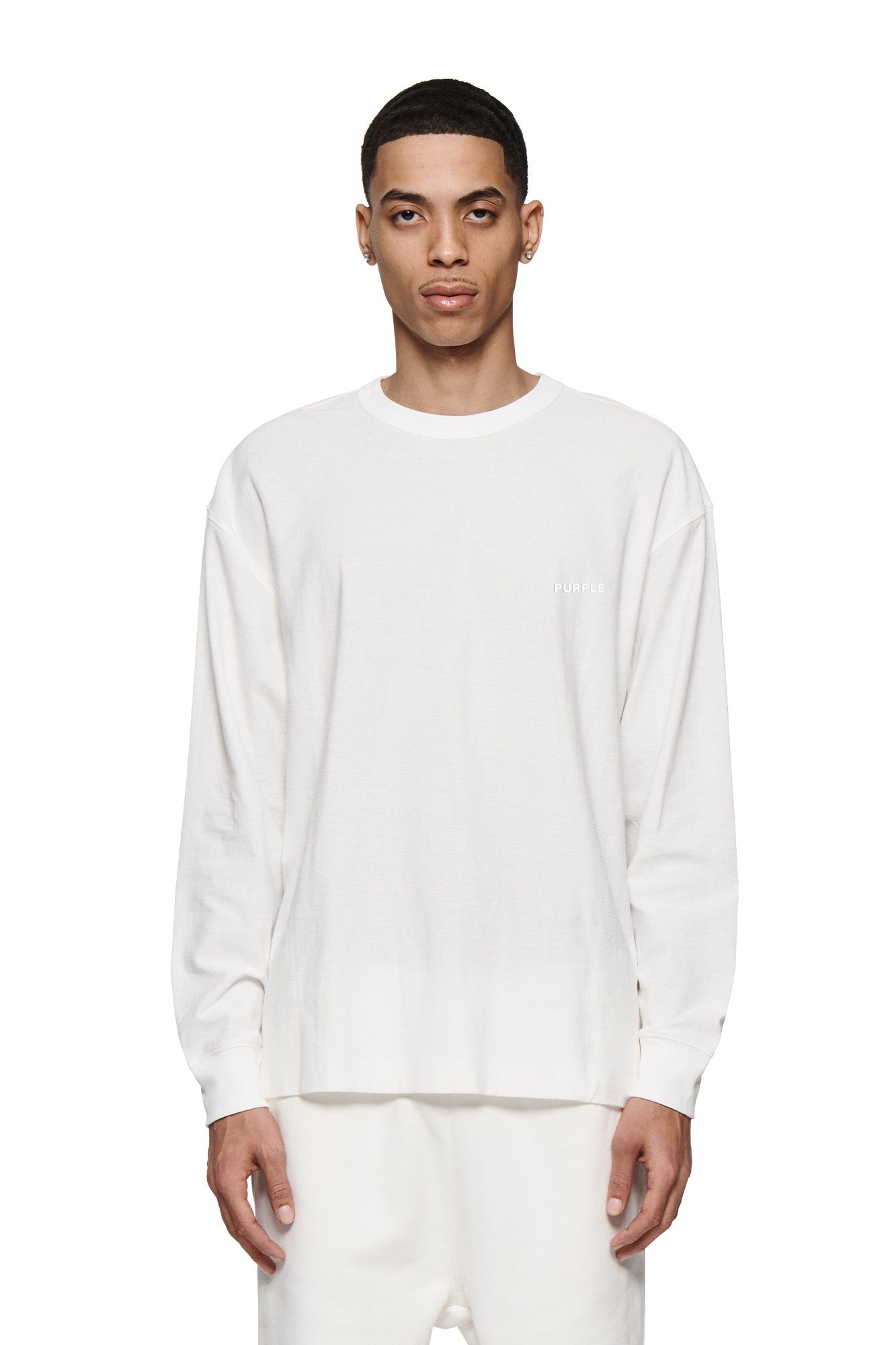 Textured Long Sleeve Tee