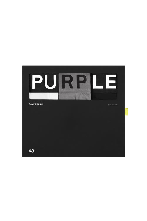 Purple Brand Boxer Brief Three Pack - Multi