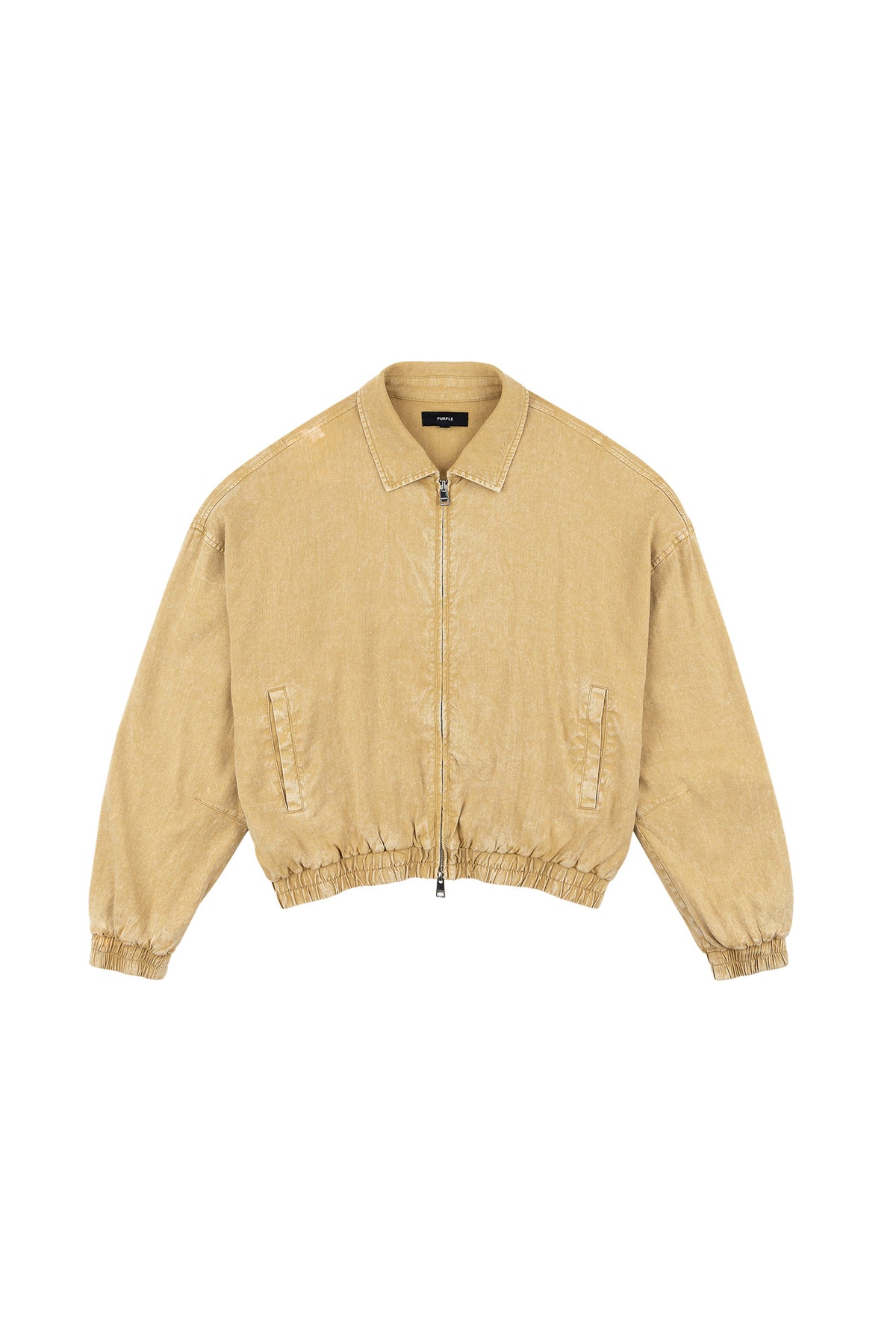 Linen Blend Blouson Jacket