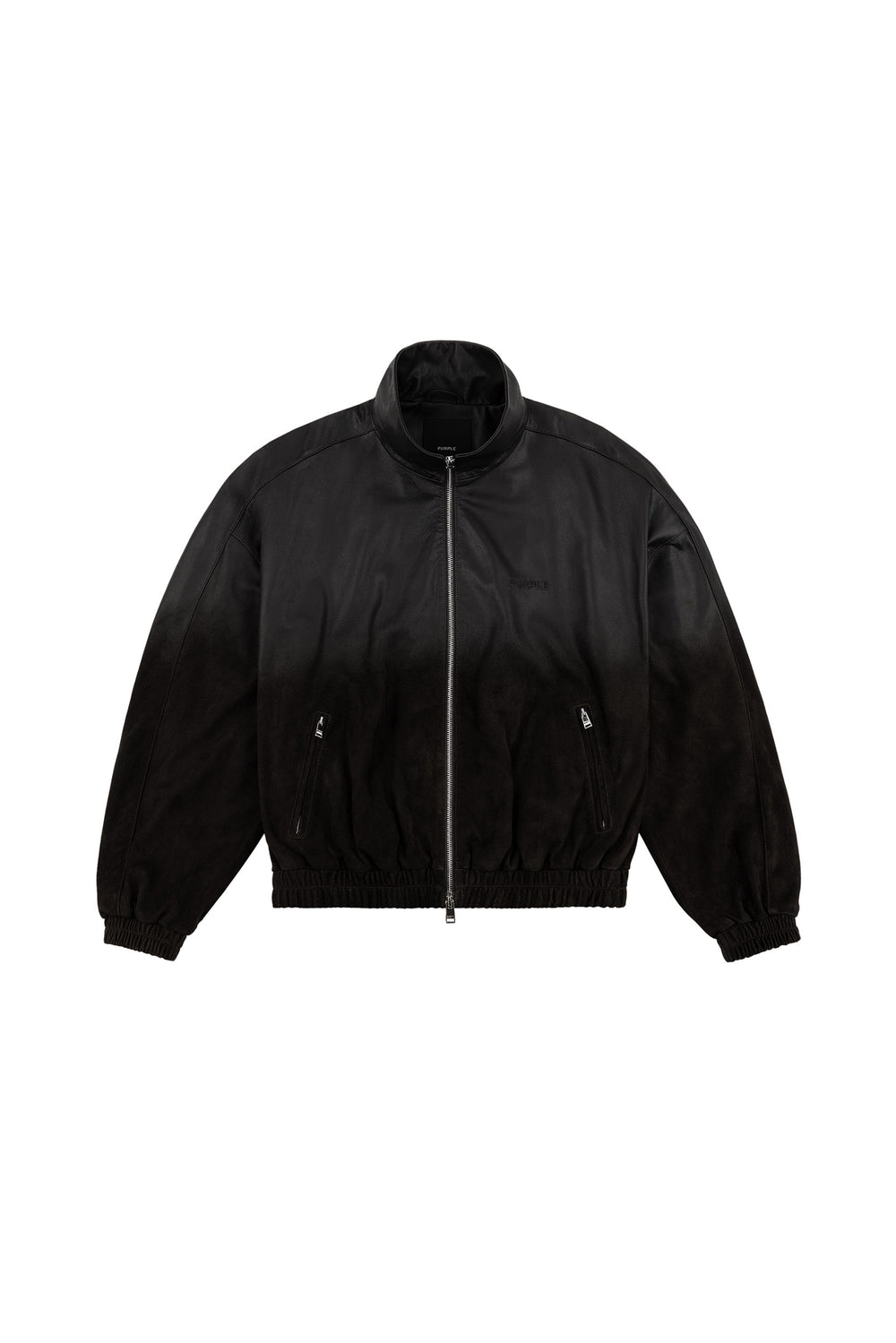 Leather Track Jacket