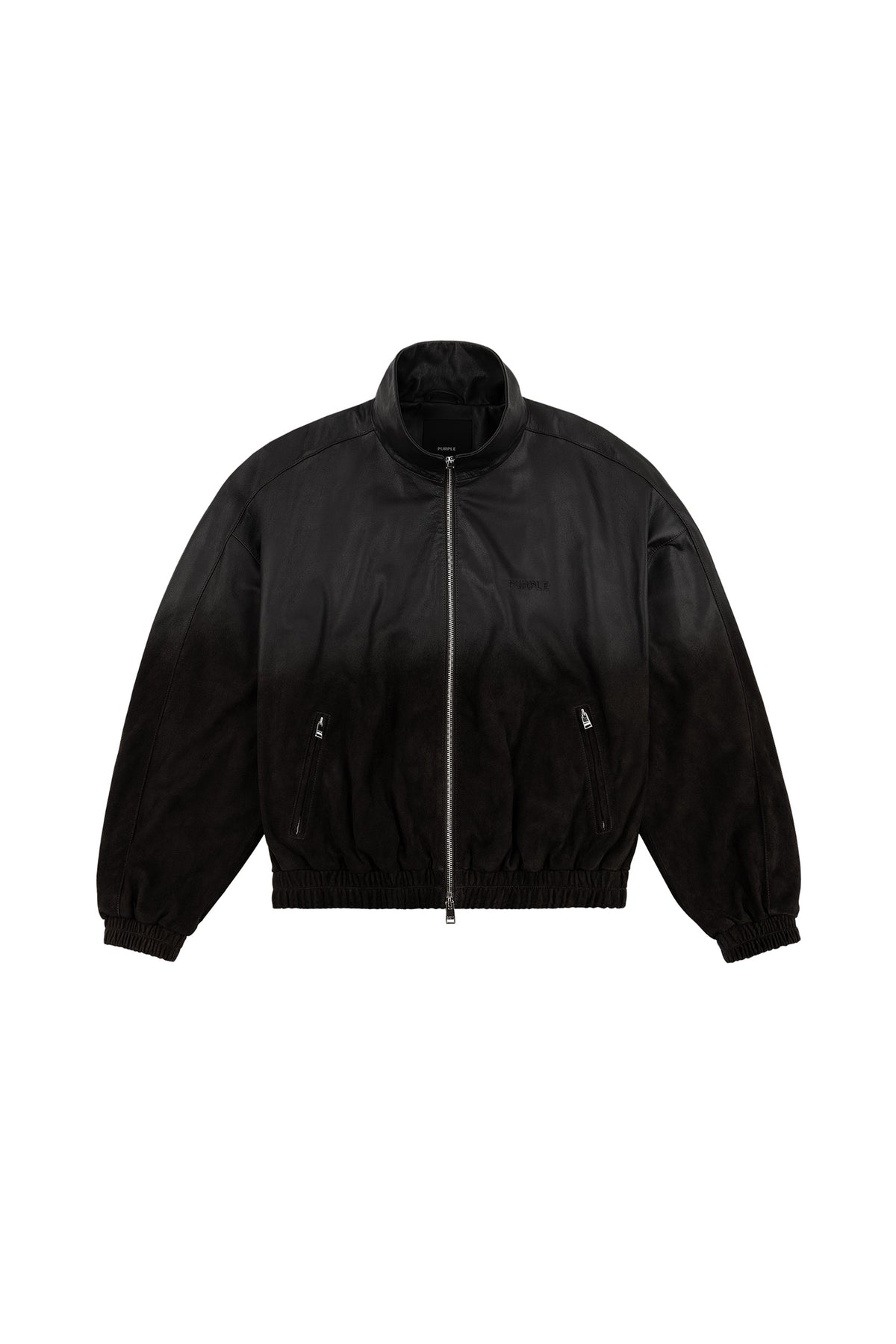 Leather Track Jacket