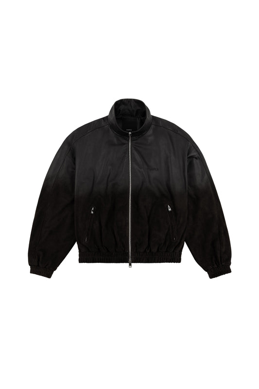 Leather Track Jacket