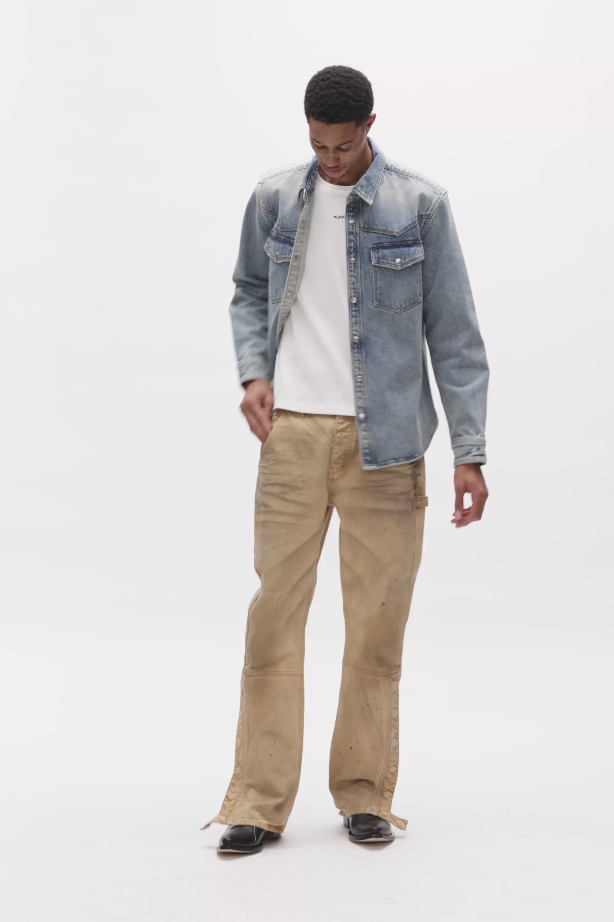 Snap Carpenter Pant – PURPLE BRAND