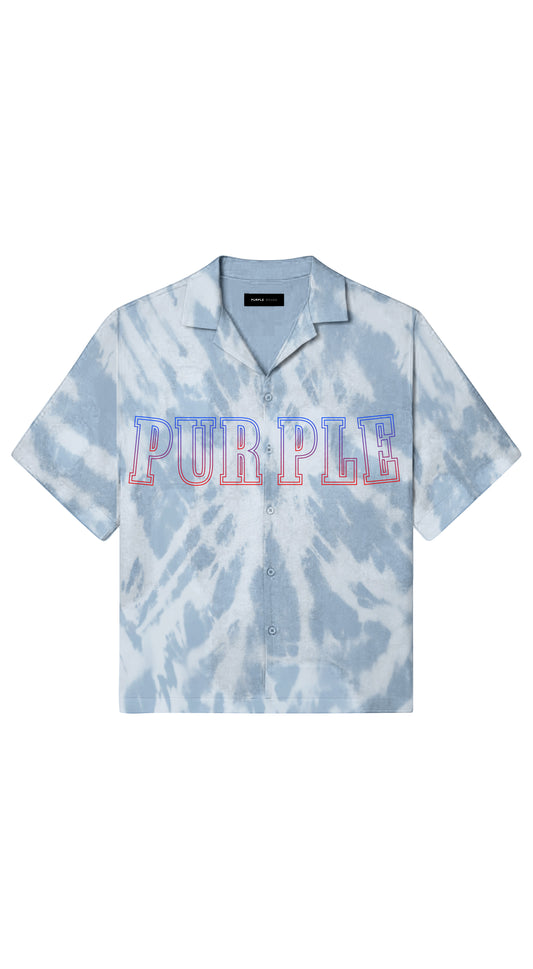 Slab Wordmark Tie Dye Shirt
