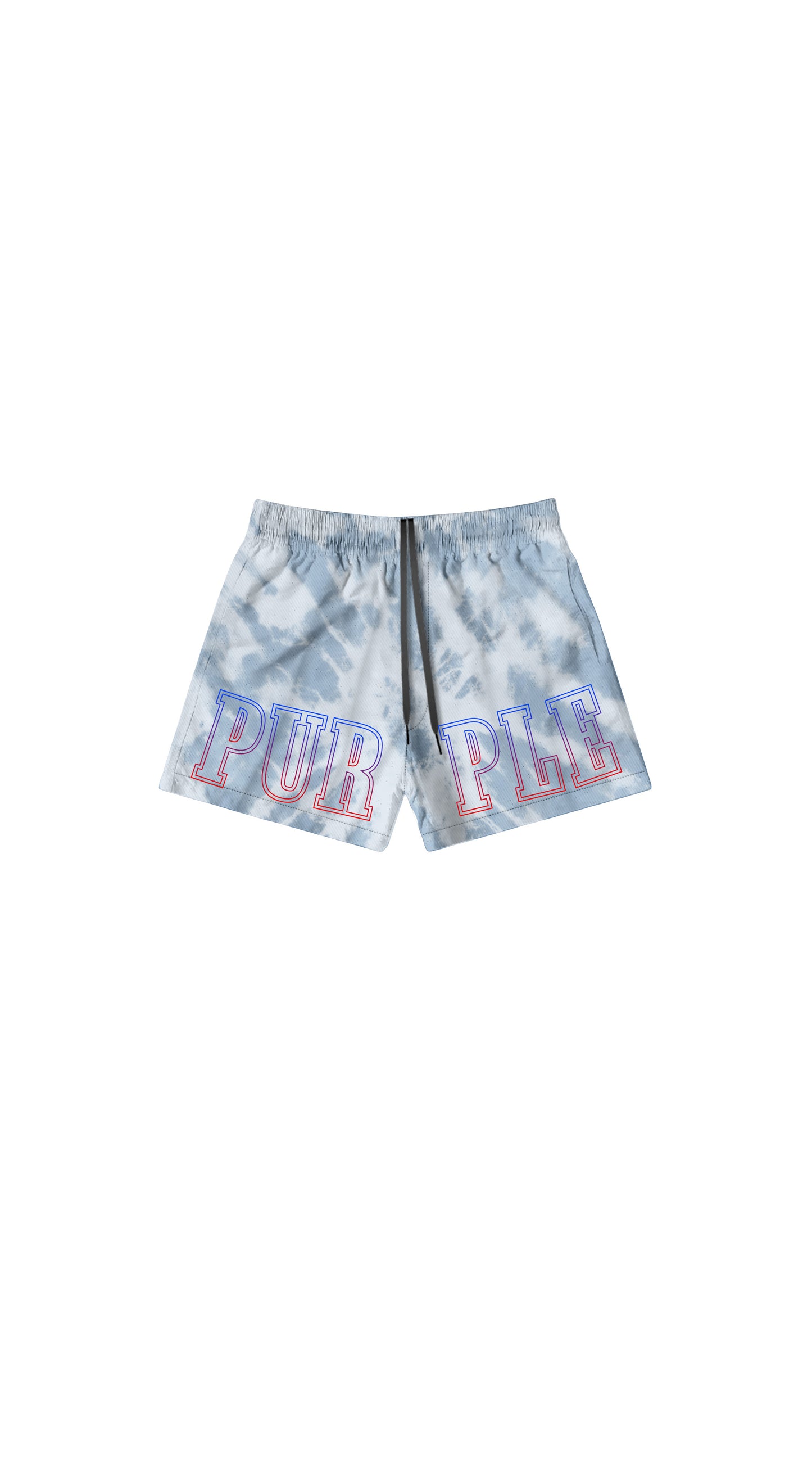 Slab Wordmark Tie Dye Swim Short
