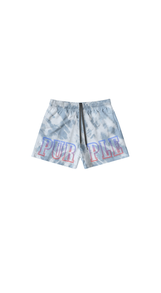 Slab Wordmark Tie Dye Swim Short