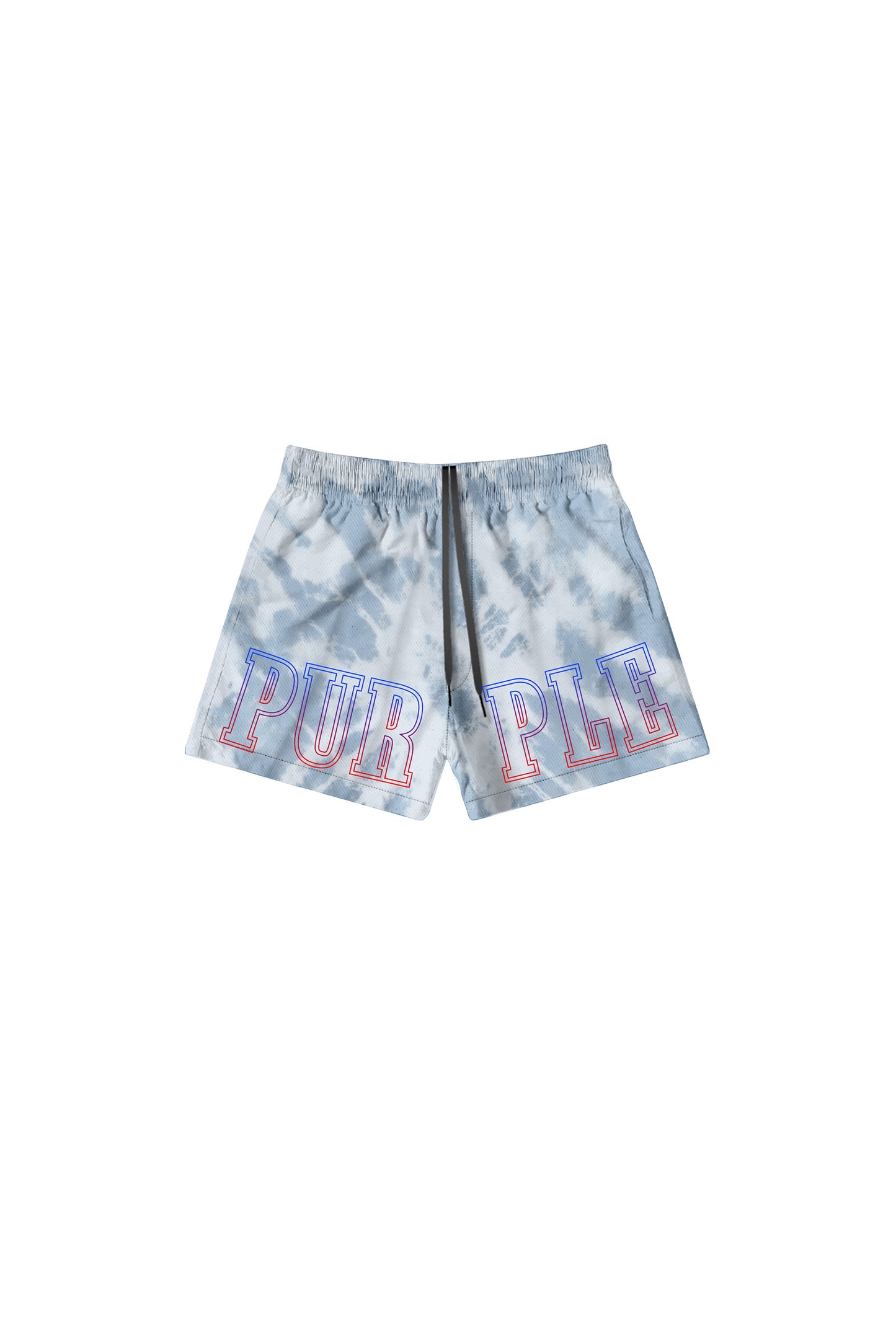 Slab Wordmark Tie Dye Swim Short