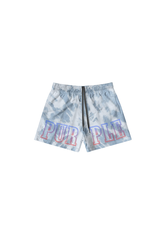 Slab Wordmark Tie Dye Swim Short