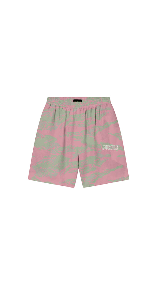 Slab Wordmark Tropical Camo Short