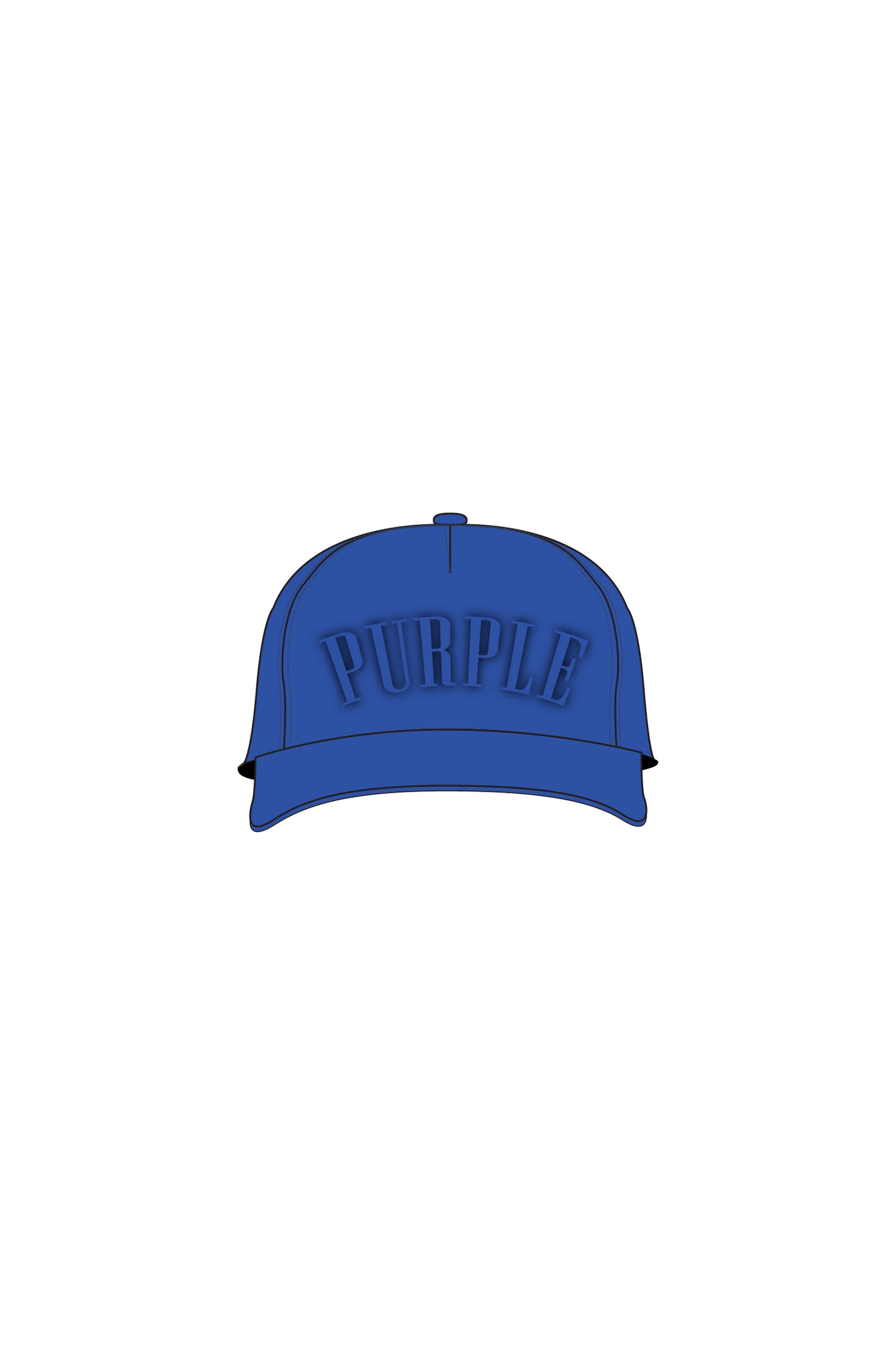 Purple Brand 5 Panel Hat