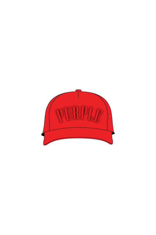 Purple Brand 5 Panel Hat