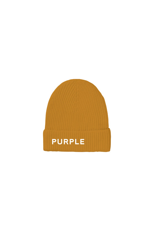 P921 ACRYLIC CUFFED BEANIE - Orange