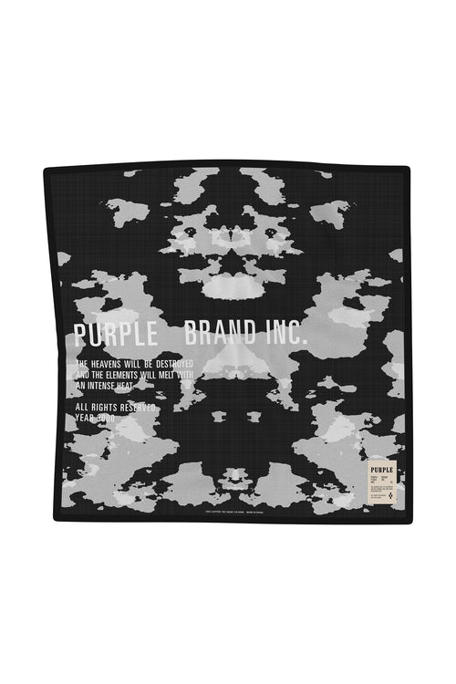P903 BANDANA - Exclusive Greyscale Rorschach Print