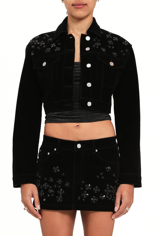 Embellished Cropped Jacket