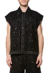 Mesh Embellished Vest