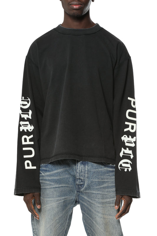Half & Half Wide Long Sleeve
