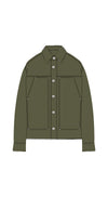 Cropped Twill Shirt
