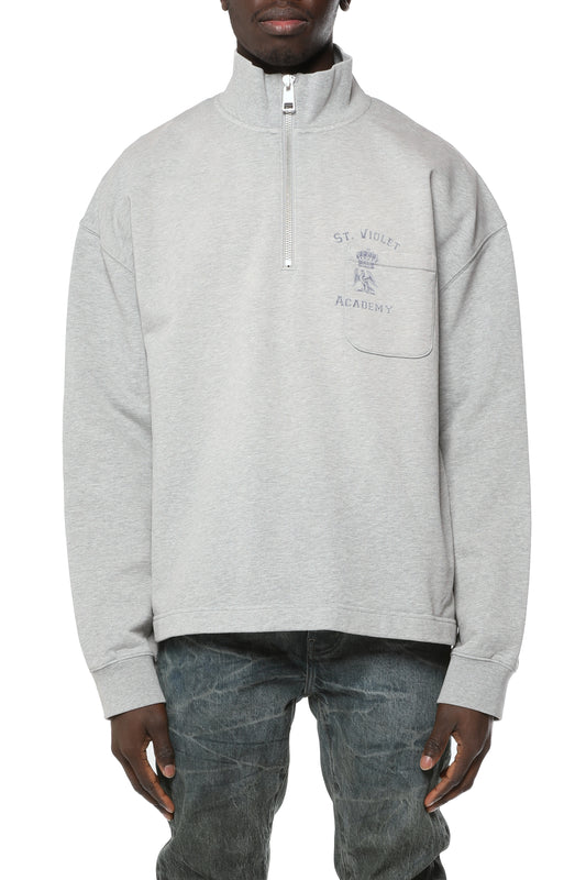 St. Violet Half Zip Sweater