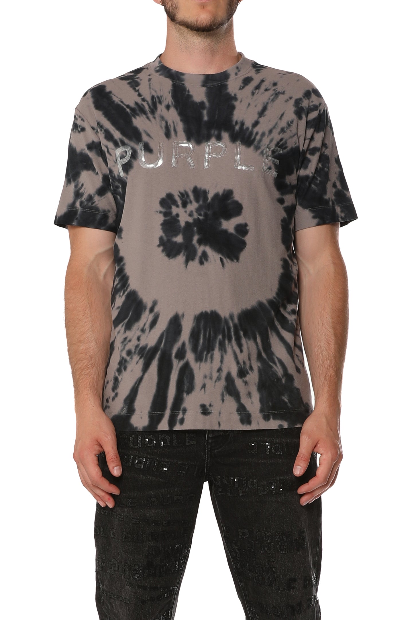 Sequin Tie Dye Tee