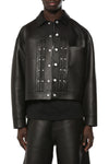 Leather Bonded Trucker Jacket
