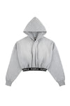 Heather Cropped Hoodie