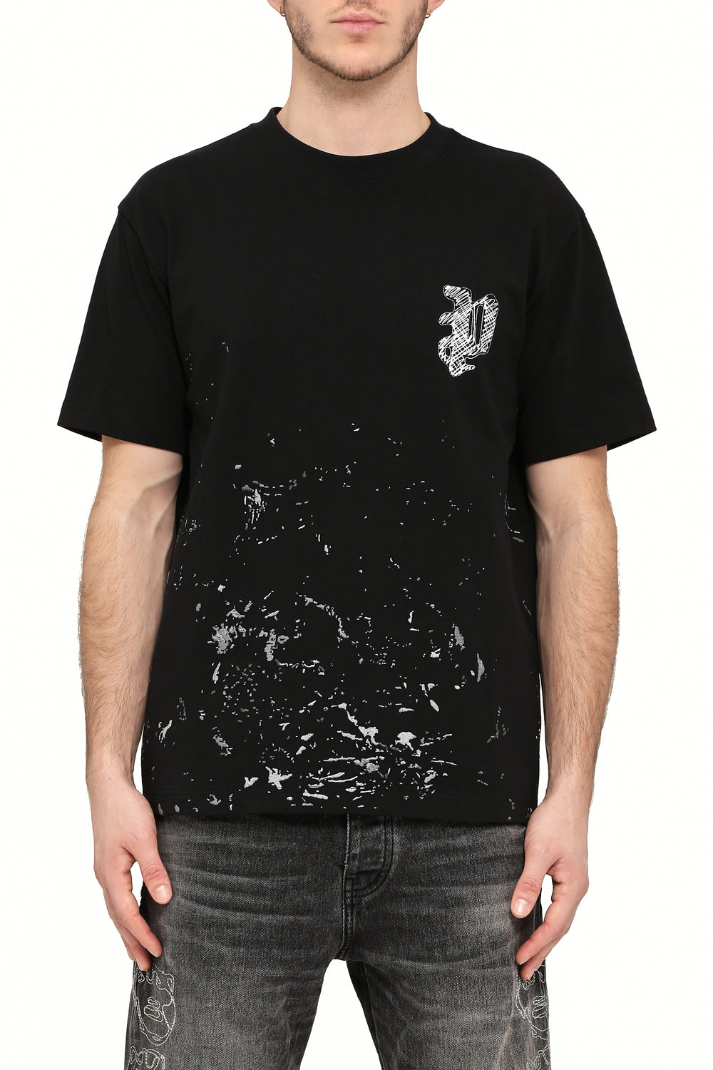 Scribbled Gothic P Tee