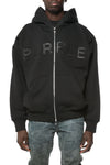 Chopped Zip Up Hoodie