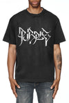 Chrome Script Tee