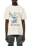 St. Violet Layers Tee in regular fit with textured jersey and digital print detailing.
