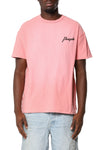P101-TJFS326 regular fit textured jersey top with hard PP spray and light acid wash