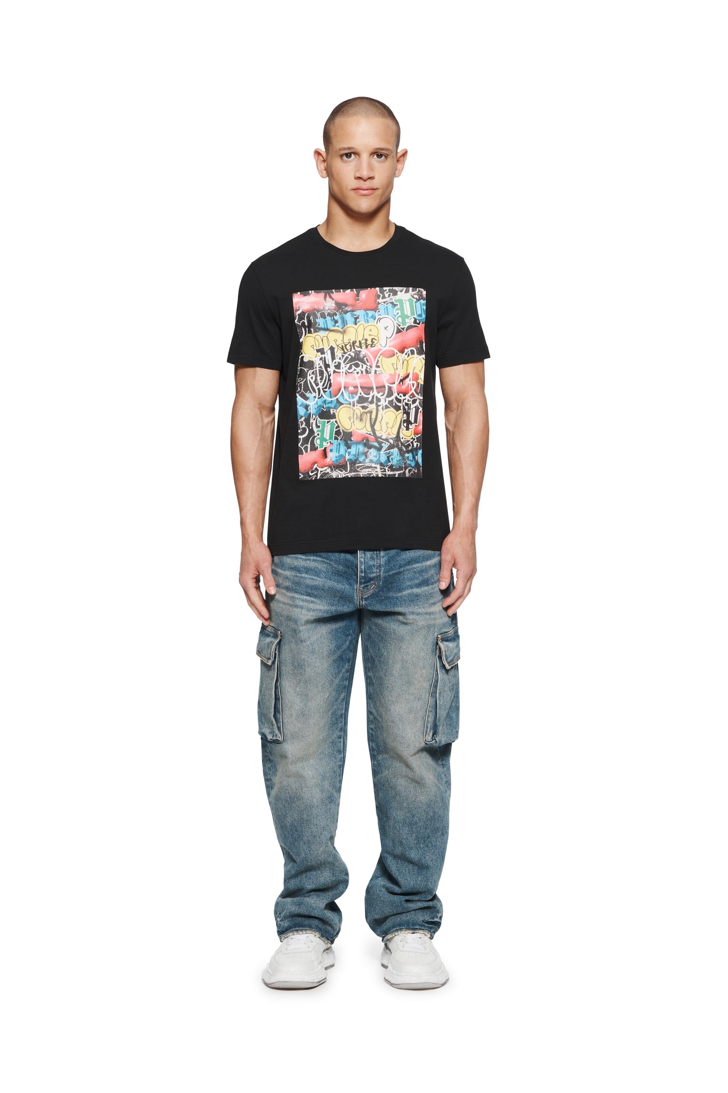 P109 Graffiti Puff Black