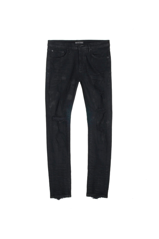 NWT PURPLE BRAND Black Super Fade Weft Repair Jeans Size 29 $275 