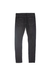 mens purple brand denim jean low rise skinny style no. p001 black overspray back