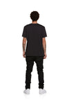 P001 LOW RISE SKINNY JEAN - Black Pocket Stud Blowout