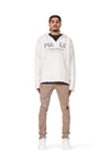 P001 LOW RISE SKINNY PANT - Corduroy Bandana Print Tan