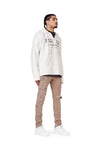 P001 LOW RISE SKINNY PANT - Corduroy Bandana Print Tan