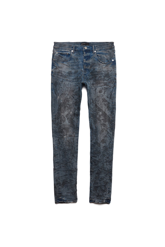 PURPLE BRAND - Men's Denim Jean - Low Rise Skinny - Style No. P001 - Indigo Mechanic Dirty - Front