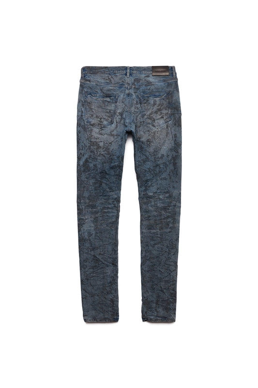 PURPLE BRAND - Men's Denim Jean - Low Rise Skinny - Style No. P001 - Indigo Mechanic Dirty - Back