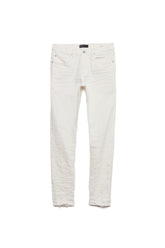 PURPLE BRAND - Men's Denim Jean - Low Rise Skinny - Style No. P001 -  Optic White - Front