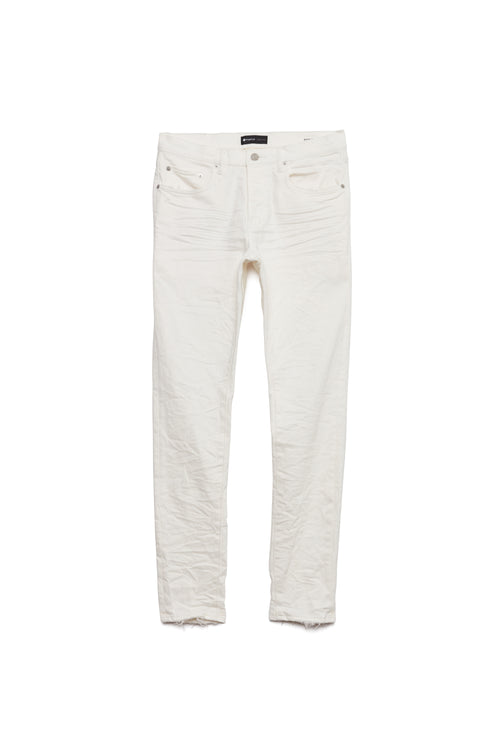 PURPLE BRAND - Men's Denim Jean - Low Rise Skinny - Style No. P001 -  Optic White - Front