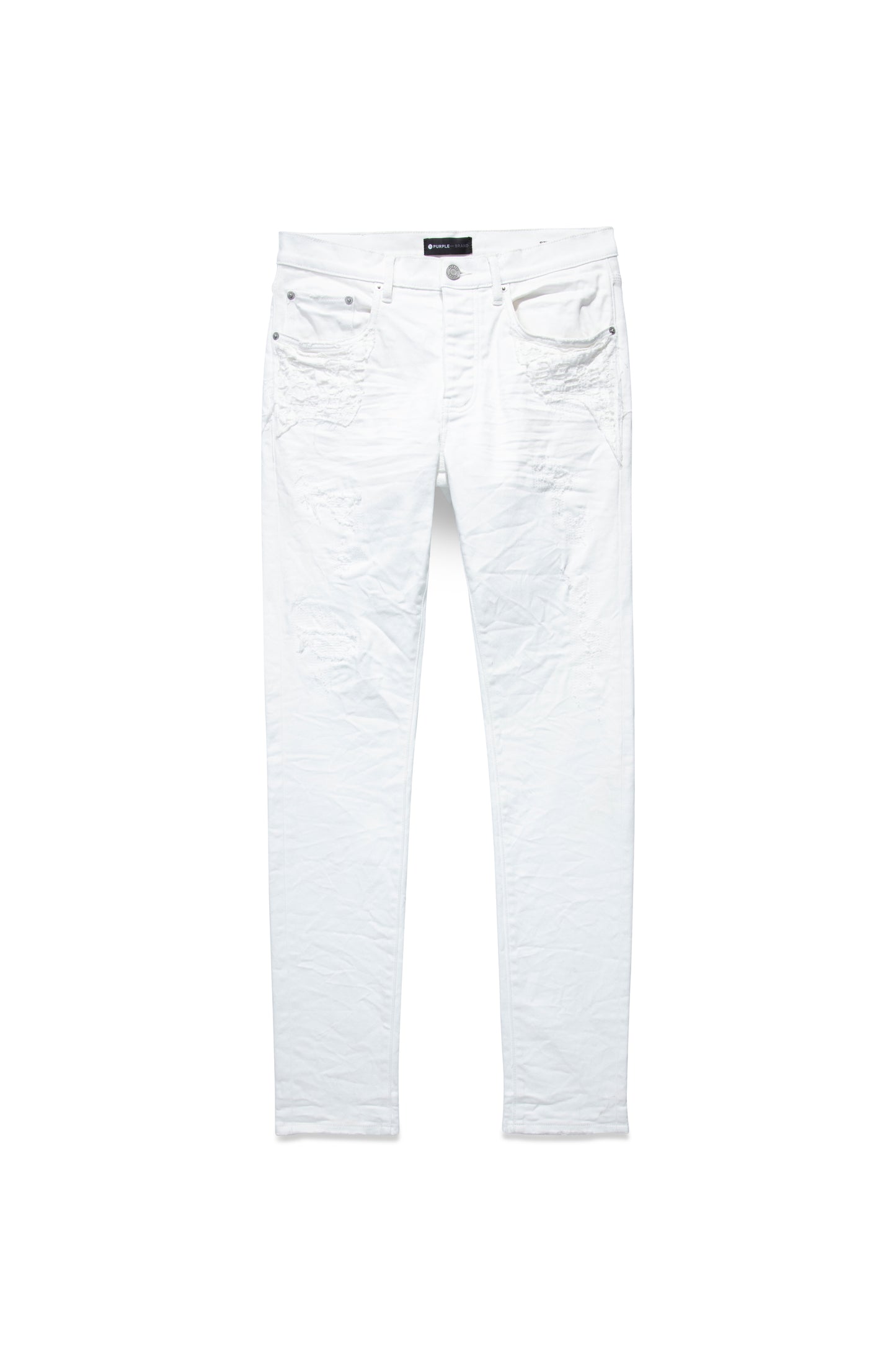 P001 White Quilted Destroy Pocket