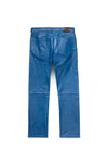 P011 MID RISE STRAIGHT LEG PANT - Leather Galaxy Blue