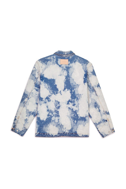 PURPLE BRAND - Men's Chore Jacket - Style No. P031 - Two Tone Bleach - Back