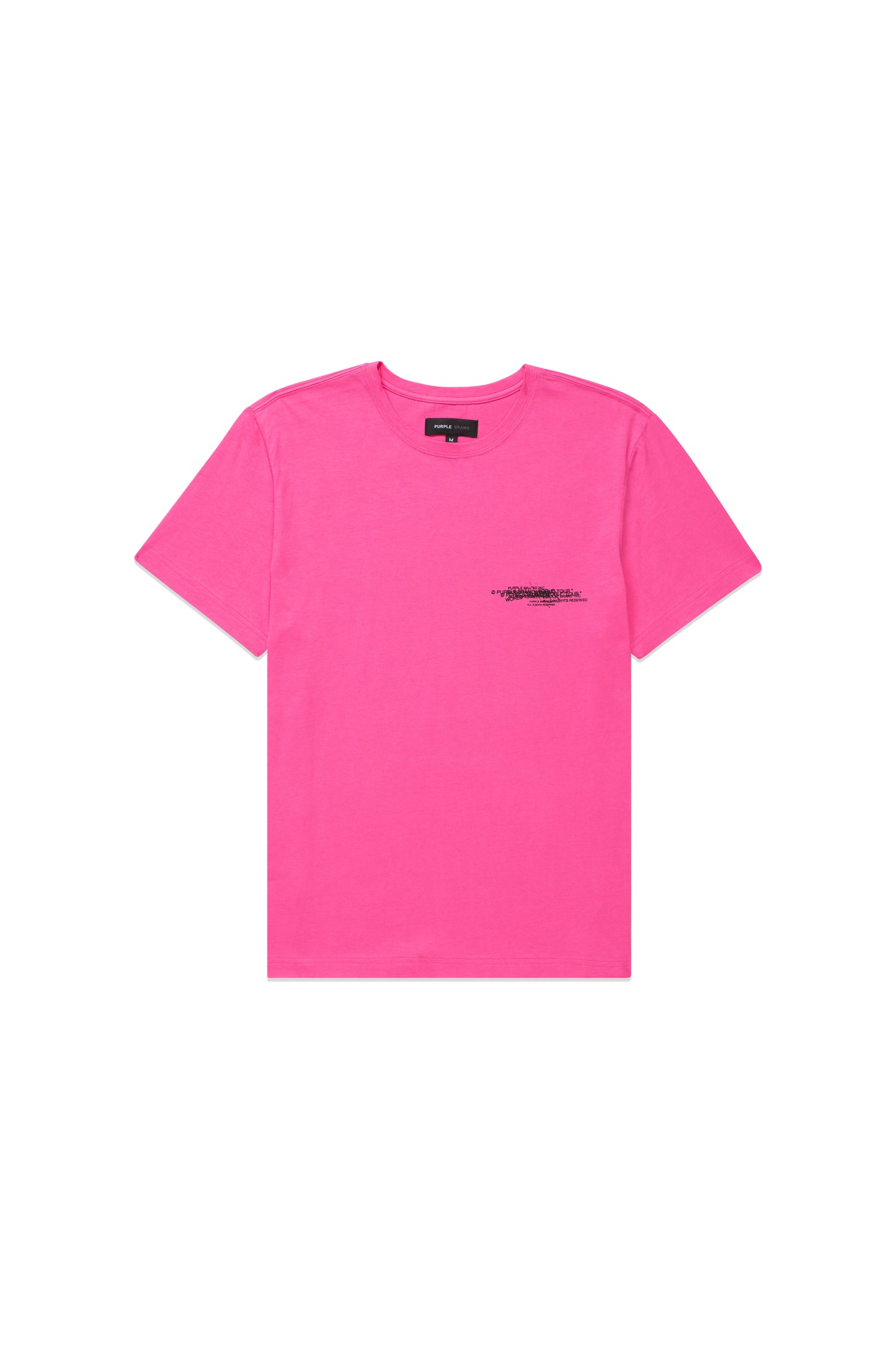 Circle Wordmark Neon Pink T-Shirt