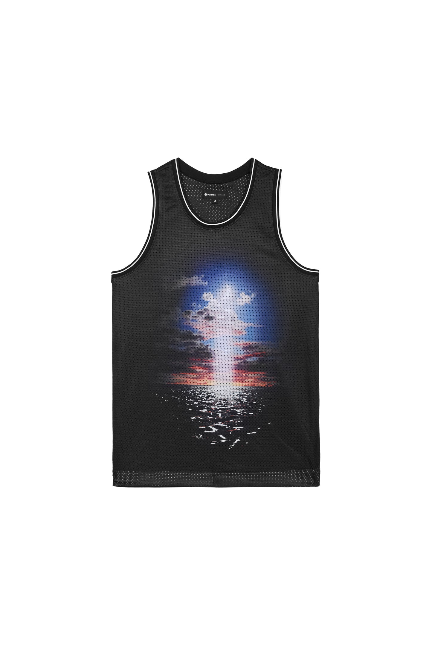 P114 ATHLETIC MESH TANK - Night Swim