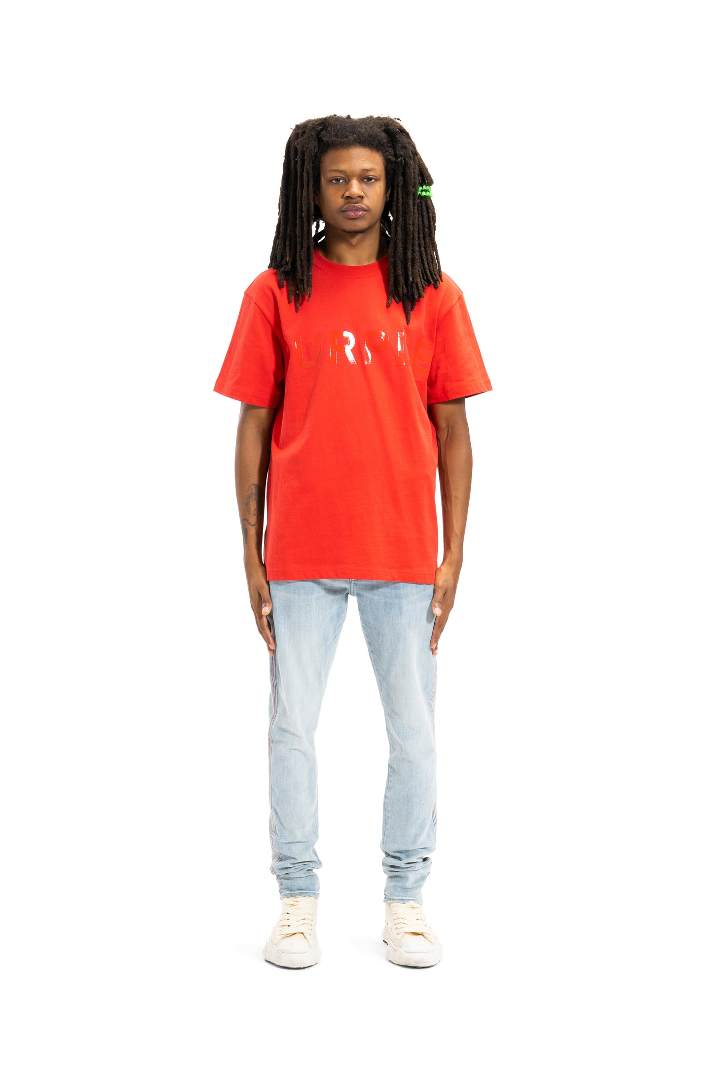 P101 RELAXED FIT TEE - Heavy Jersey Red