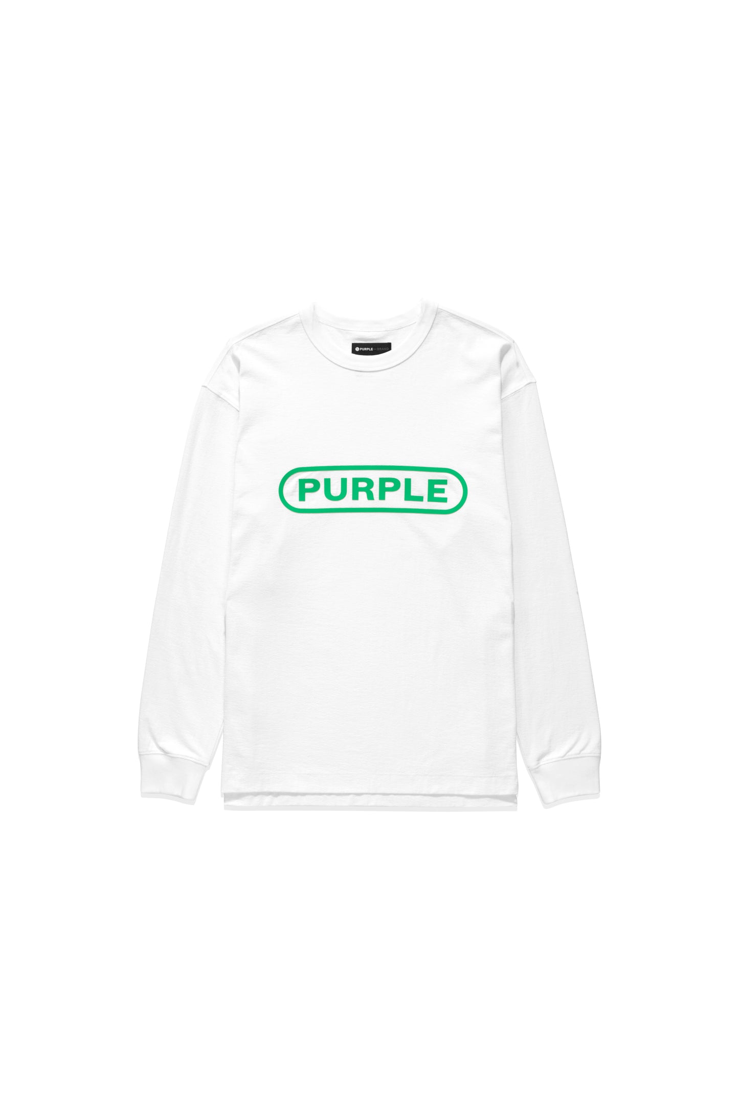 P204 REGULAR FIT LONG SLEEVE SHIRT - Badge in White