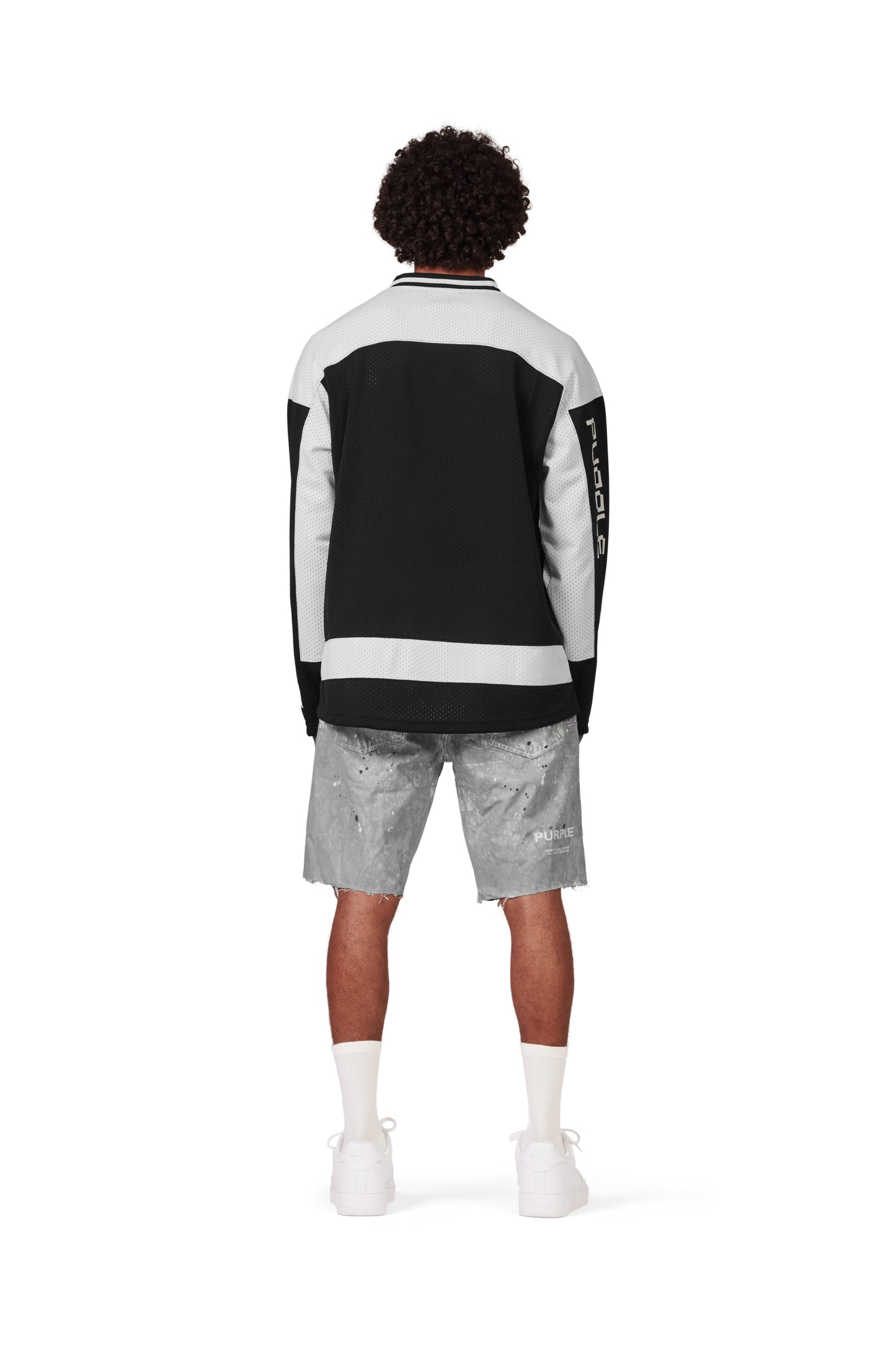 P206 ATHLETIC JERSEY - Black and White