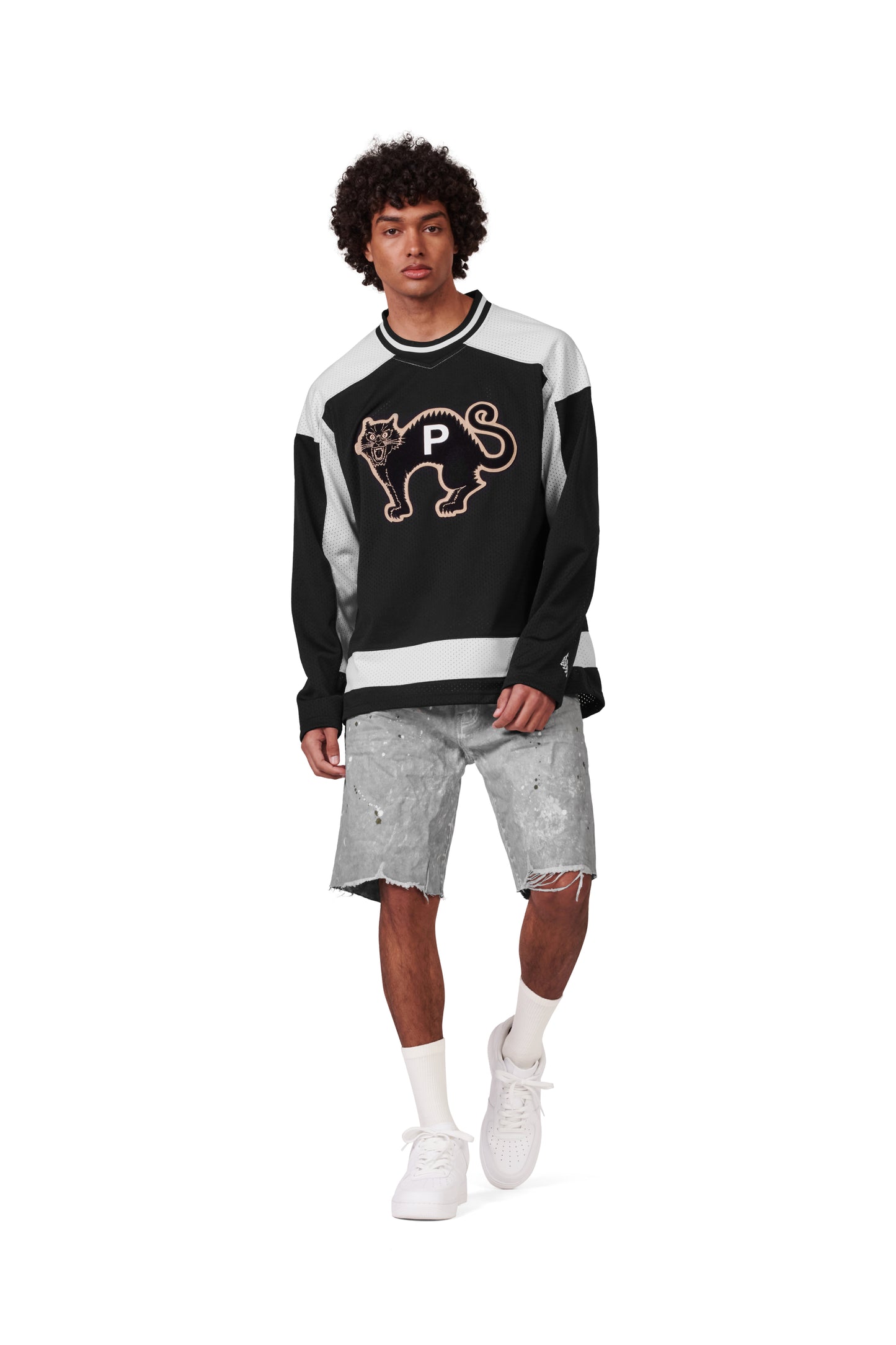 P206 ATHLETIC JERSEY - Black and White
